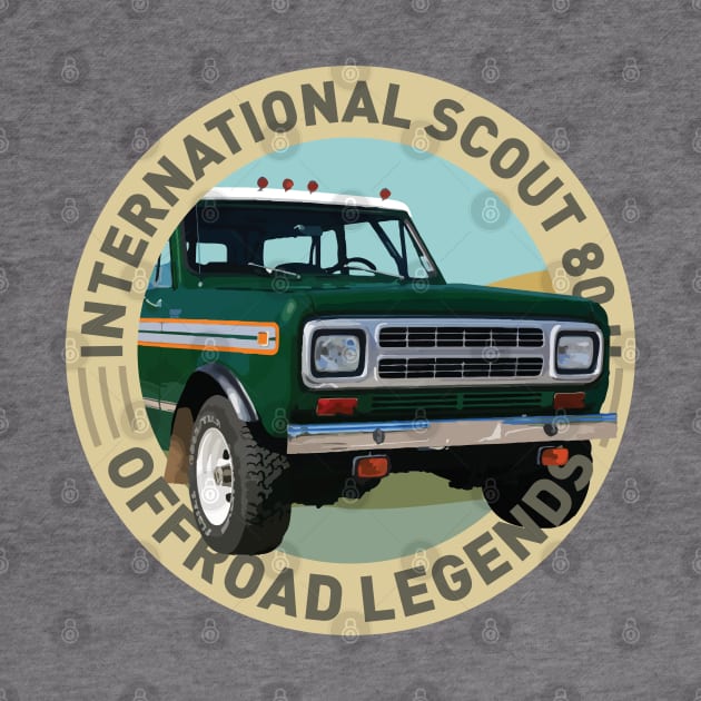 4x4 Offroad Legends: International Harvester Scout 80 II (green) by OFFROAD-DESIGNS